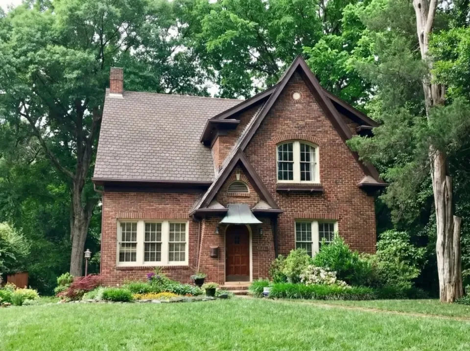 Original red brick exterior