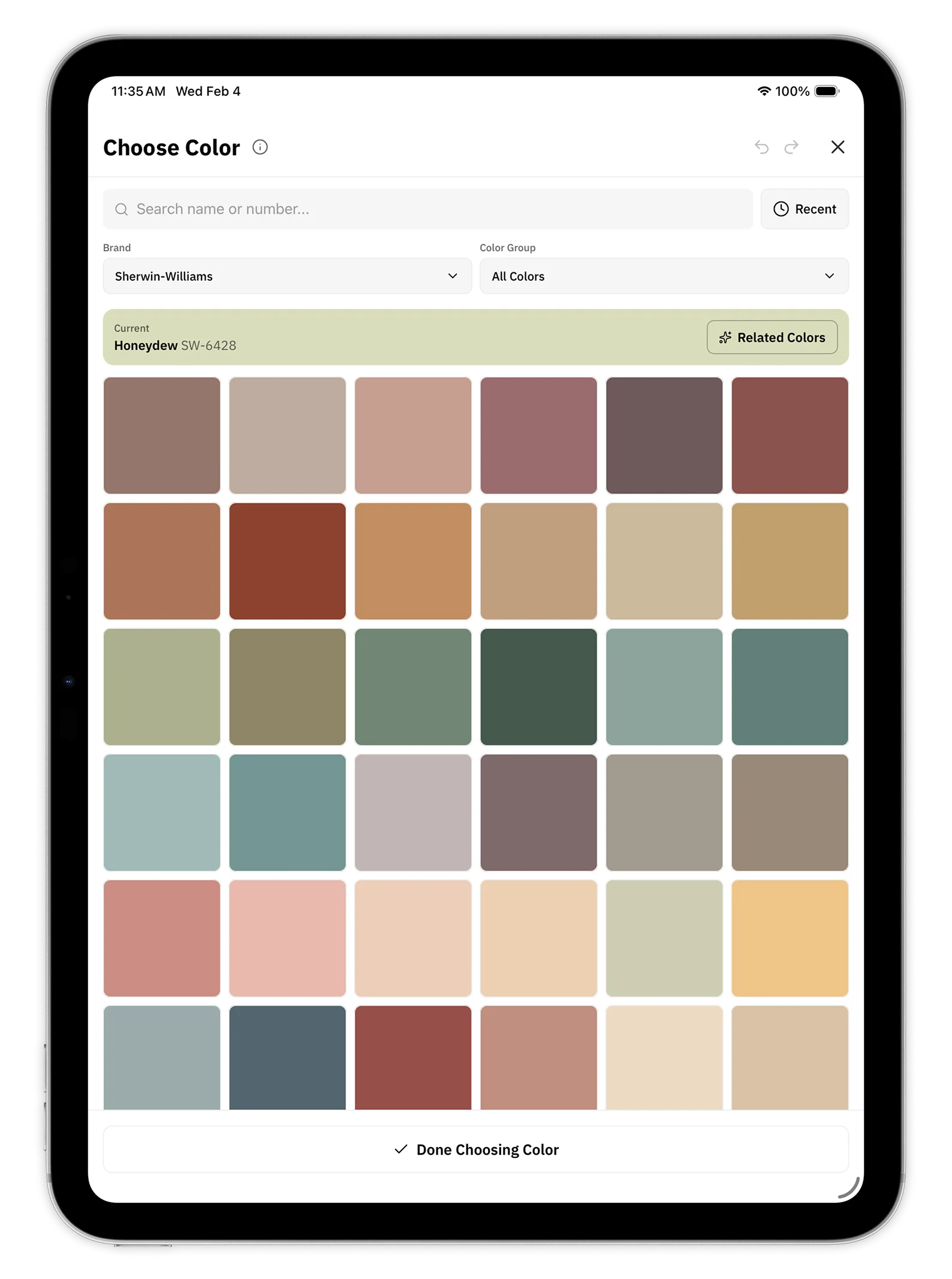 Housepaint AI - Choose from thousands of real paint colors
